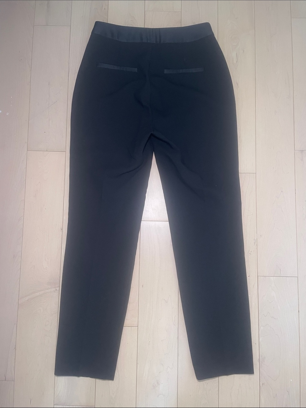 ZARA Black Tuxedo-Style Side-Stripe Trousers - Picture 3 of 7